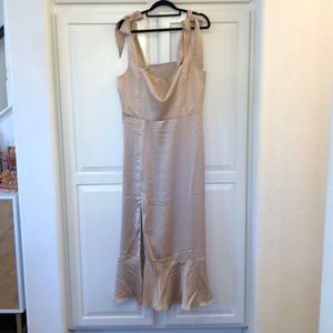 Claire Midi Show Me Your Mumu Bridesmaid dress.